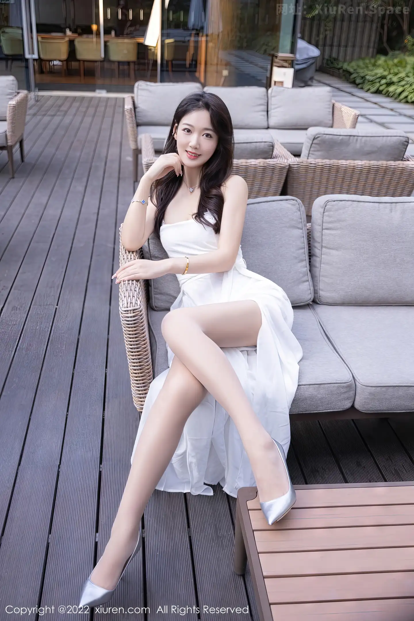 图片[3]-[XiuRen秀人网] VOL.5783 模特唐安琪私房性感白色连衣裙露白色内衣秀曼妙身姿诱惑写真82P-秀人网官方网站